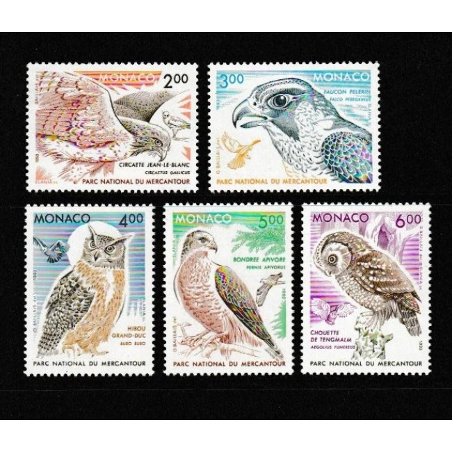 Monaco 1993 - Păsări, serie neuzata