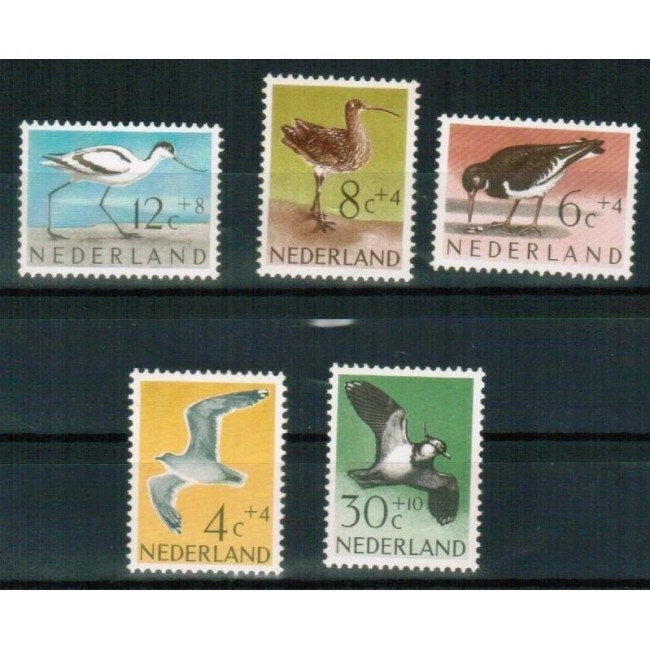 Olanda 1961 - Păsări, fauna, serie neuzata