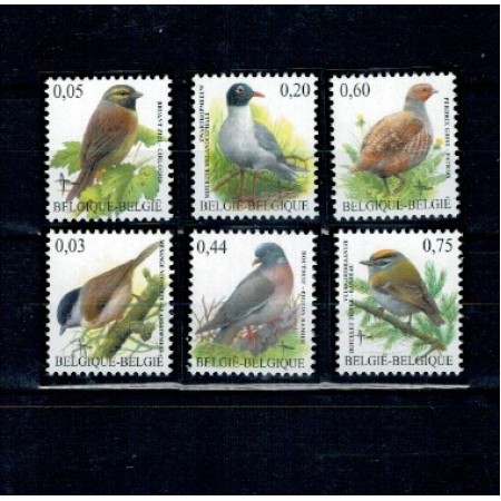 Belgia 2005 - Păsări, serie neuzata