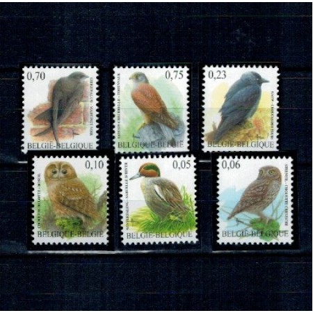 Belgia 2007 - Pasari, serie neuzata