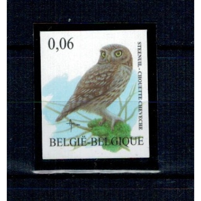 Belgia 2007 - Pasari, bufnita, Mi.No.3720 nedantelat, neștampilat, tiraj mic