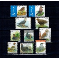 Belgia 2008-2013 - Păsări, serii neuzate