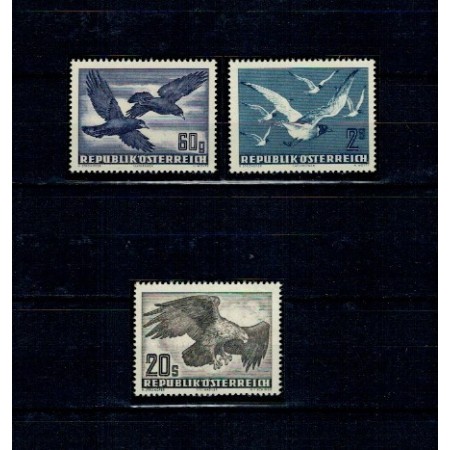 Austria 1950, 1953 - Păsări, neuzate