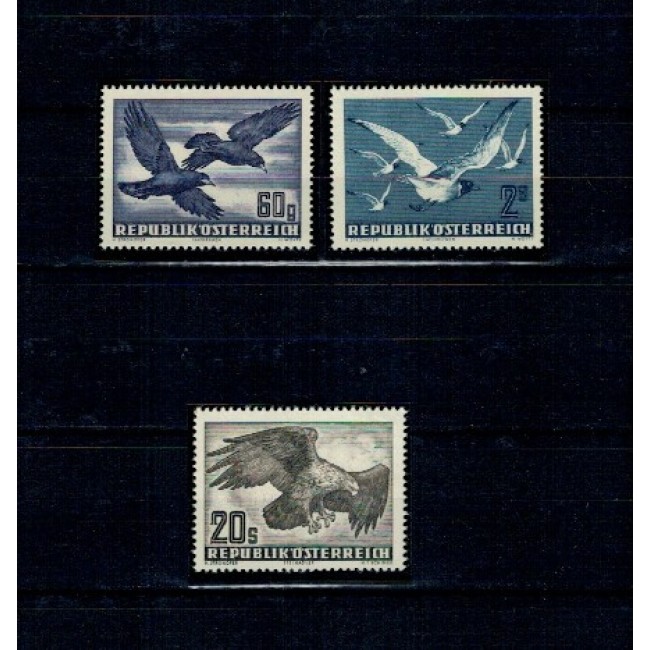 Austria 1950, 1953 - Păsări, neuzate
