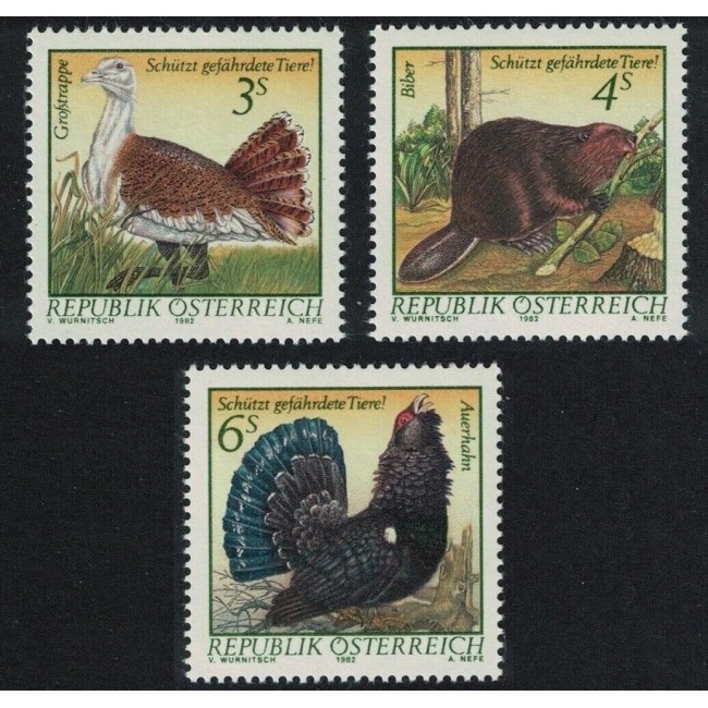 Austria 1982 - Fauna, animale, serie neuzata