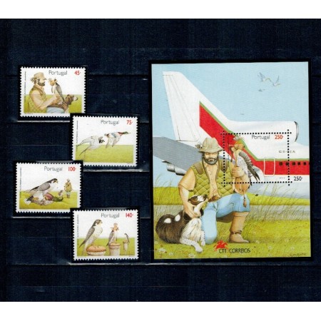 Portugalia 1994 - Păsări de prada, serie si colita neuzata