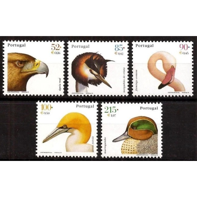 Portugalia 2000 - Păsări, serie neuzata