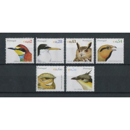 Portugalia 2002 - Păsări, serie neuzata