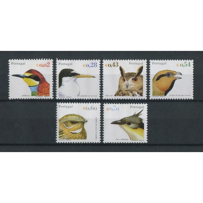 Portugalia 2002 - Păsări, serie neuzata