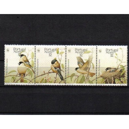 Portugal Azores 1990 - Păsări, WWF, serie neuzata