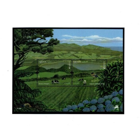 Portugal Azores 2011 - Europa, pădurile, bloc neuzat