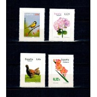 Spania 2009 - Fauna-flora, serie timbre autocolant, neuzate