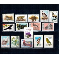 Spania - Lot timbre neuzate, tematica fauna, animale