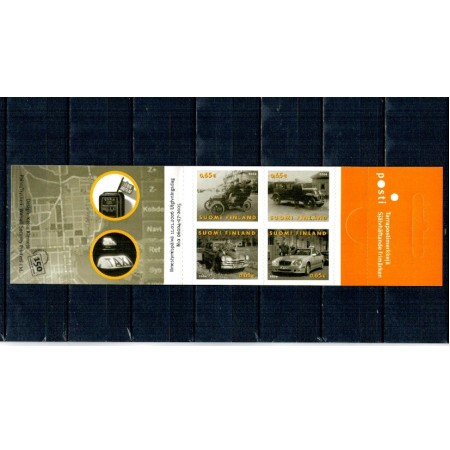 Finlanda 2006 - Mașini de epoca, taxi, carnet cu timbre autocolant, neuzat