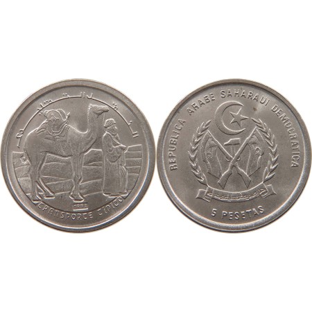 Sahrawi 1992 - 5 pesetas UNC