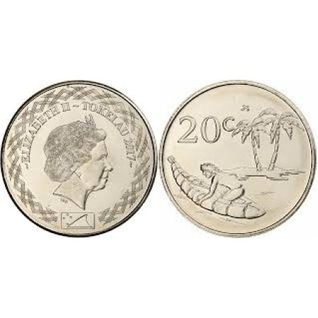 Tokelau 2017 - 2 cents UNC