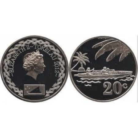 Tokelau 2012 - 20 cents UNC