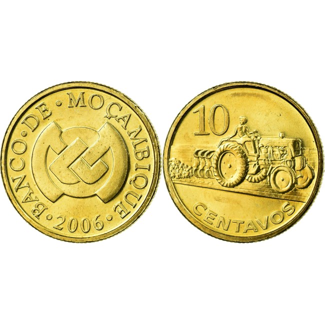 Mozambic 2006 - 10 centavos UNC