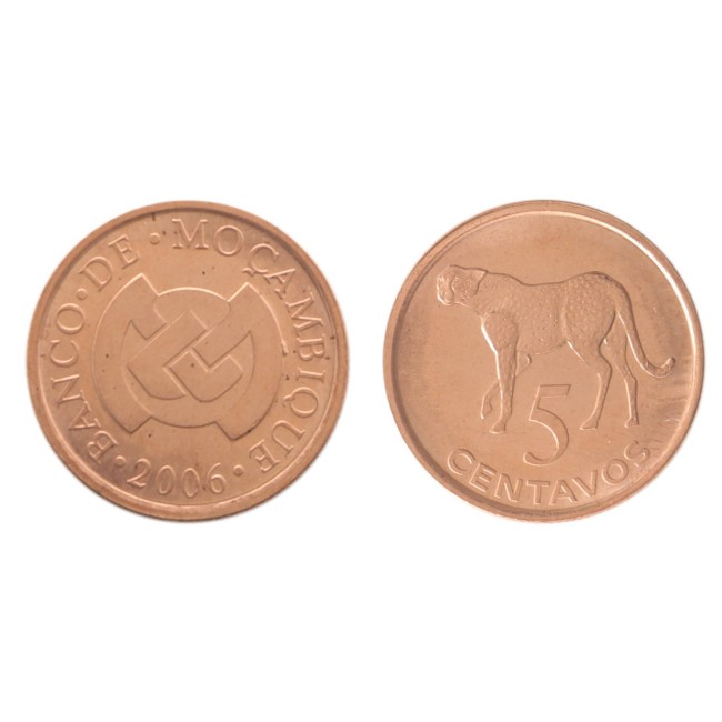 Mozambic 2006 - 5 centavos UNC