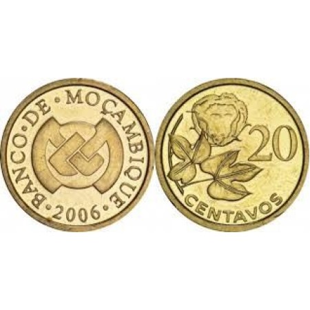 Mozambic 2004 - 20 centavos UNC