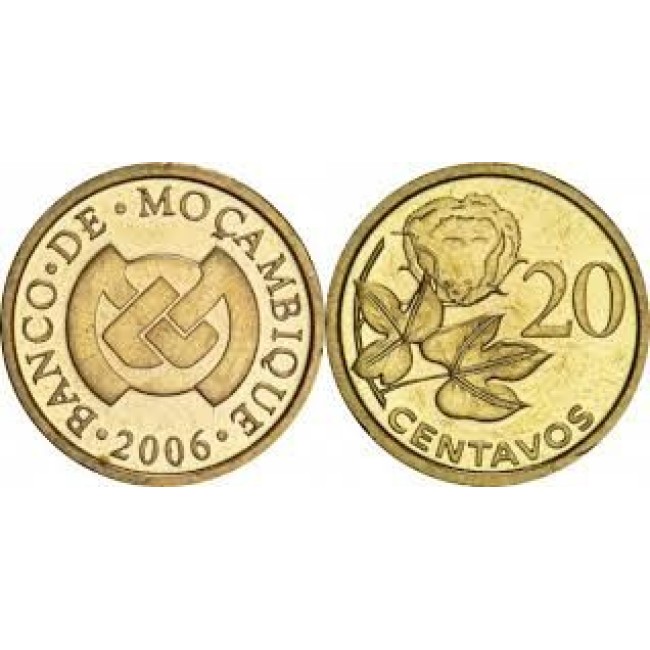Mozambic 2004 - 20 centavos UNC