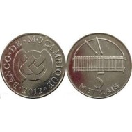 Mozambic 2012 - 5 meticais UNC