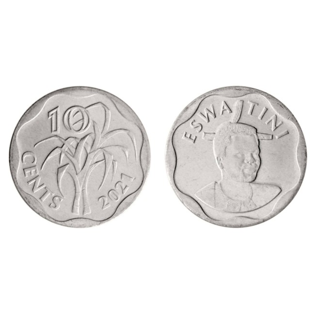 Eswatini 2021 - 10 cents UNC