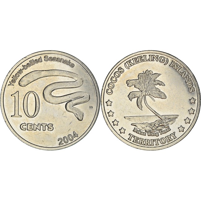 Cocos (Keeling) Islands 2004 - 10 cents UNC