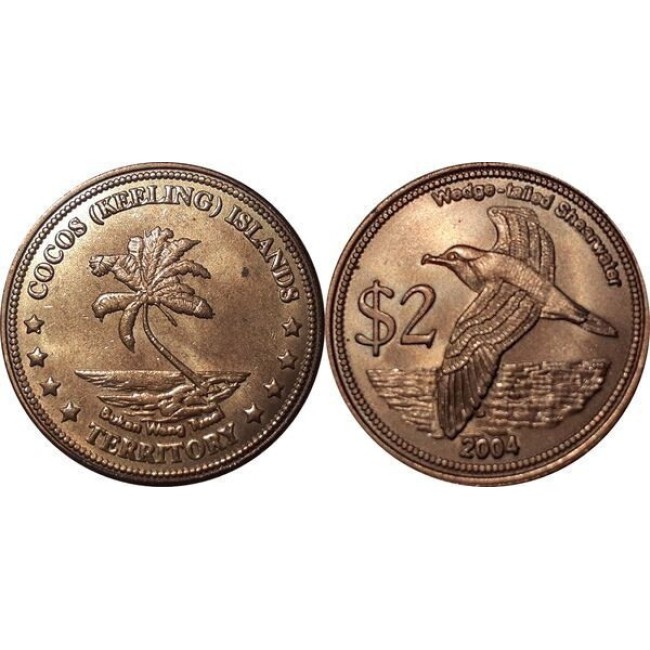 Cocos (Keeling) Islands 2004 - 2 dollars UNC