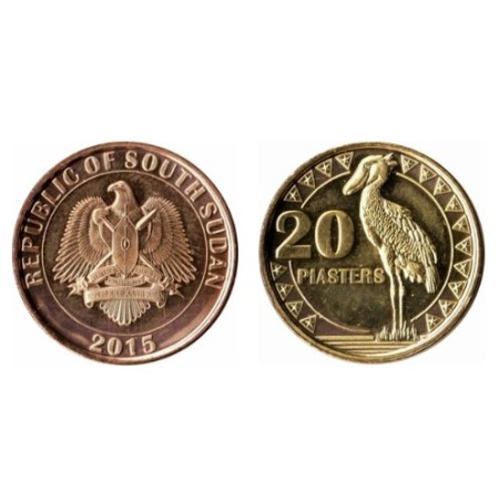 Sudan Sud  2015 - 20 piastres UNC