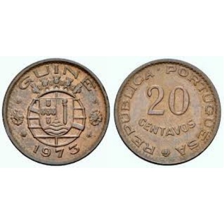 Guinea Bissau 1973 - 20 centavos UNC