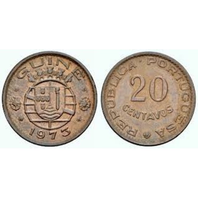 Guinea Bissau 1973 - 20 centavos UNC