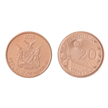 Namibia 2025 - 20 cents UNC