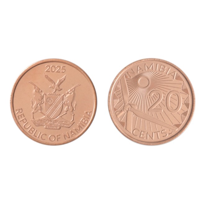Namibia 2025 - 20 cents UNC