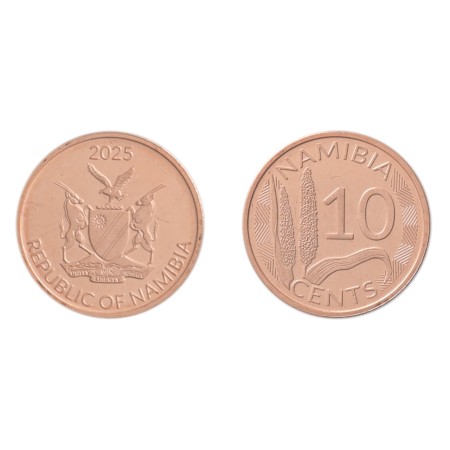 Namibia 2025 - 10 cents UNC