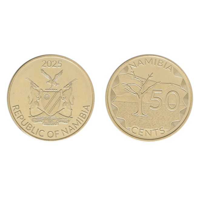 Namibia 2025 - 50 cents UNC