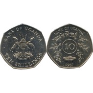 Uganda 1987 - 10 shillings UNC
