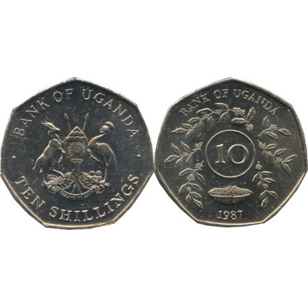 Uganda 1987 - 10 shillings UNC