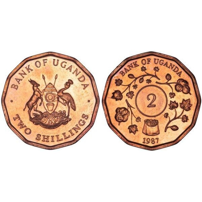 Uganda 1987 - 2 shillings UNC