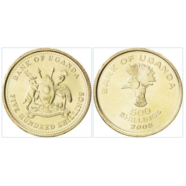 Uganda 2008 - 500 shillings UNC