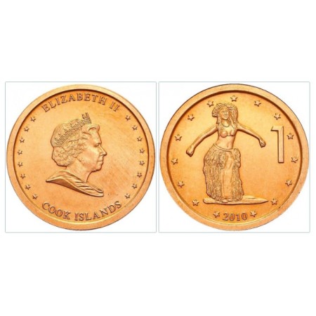 Insulele Cook 2010 - 1 cent UNC
