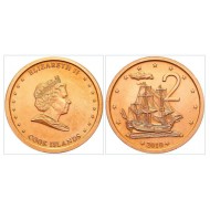 Insulele Cook 2010 - 2 cents UNC