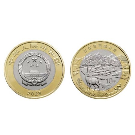 China 2023 - 10 yuan Three-River-Source UNC