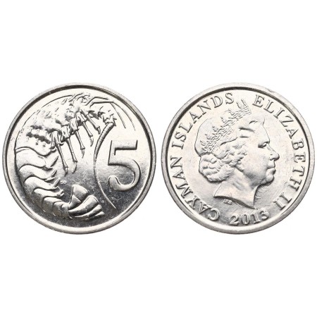 Insulele Cayman 2013 - 5 cents UNC