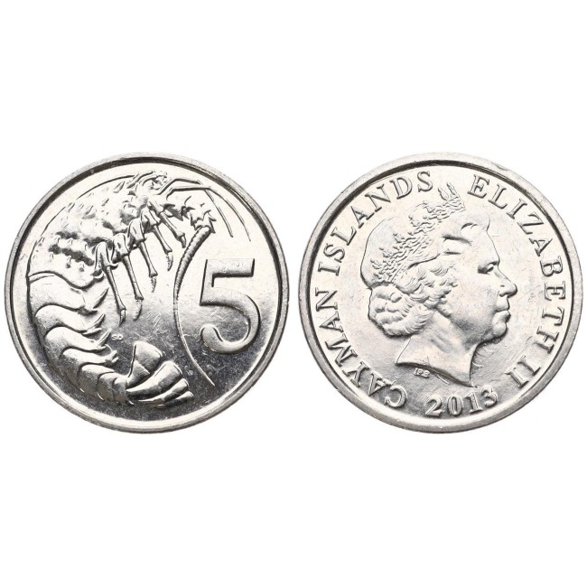 Insulele Cayman 2013 - 5 cents UNC
