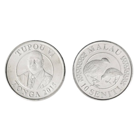 Tonga 2015 - 10 seniti UNC