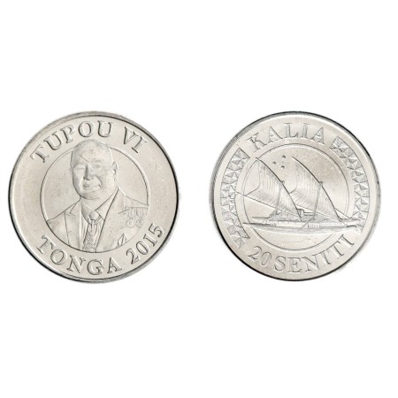 Tonga 2015 - 20 seniti UNC