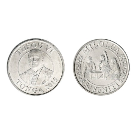 Tonga 2015 - 50 seniti UNC