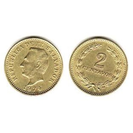 El Salvador 1974 - 2 centavos UNC