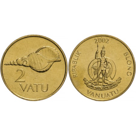 Vanuatu 2002 - 2 vatu UNC